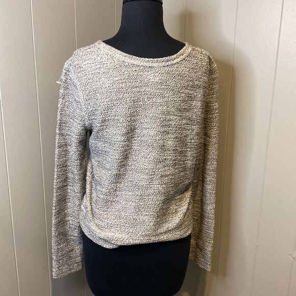 Toms for Target Medium Longsleeve Knit Cropped Sweater Skinny Threading - Picture 4 of 6